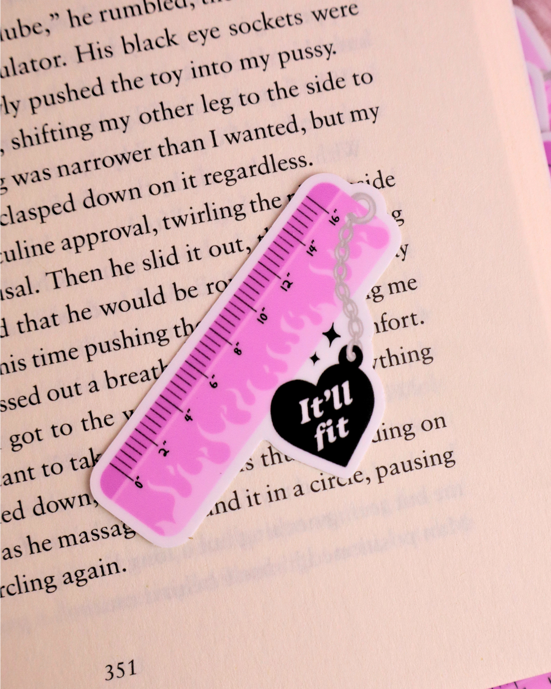 It'll Fit Vinyl Waterproof Bookish Vinyl Waterproof Bookish Sticker