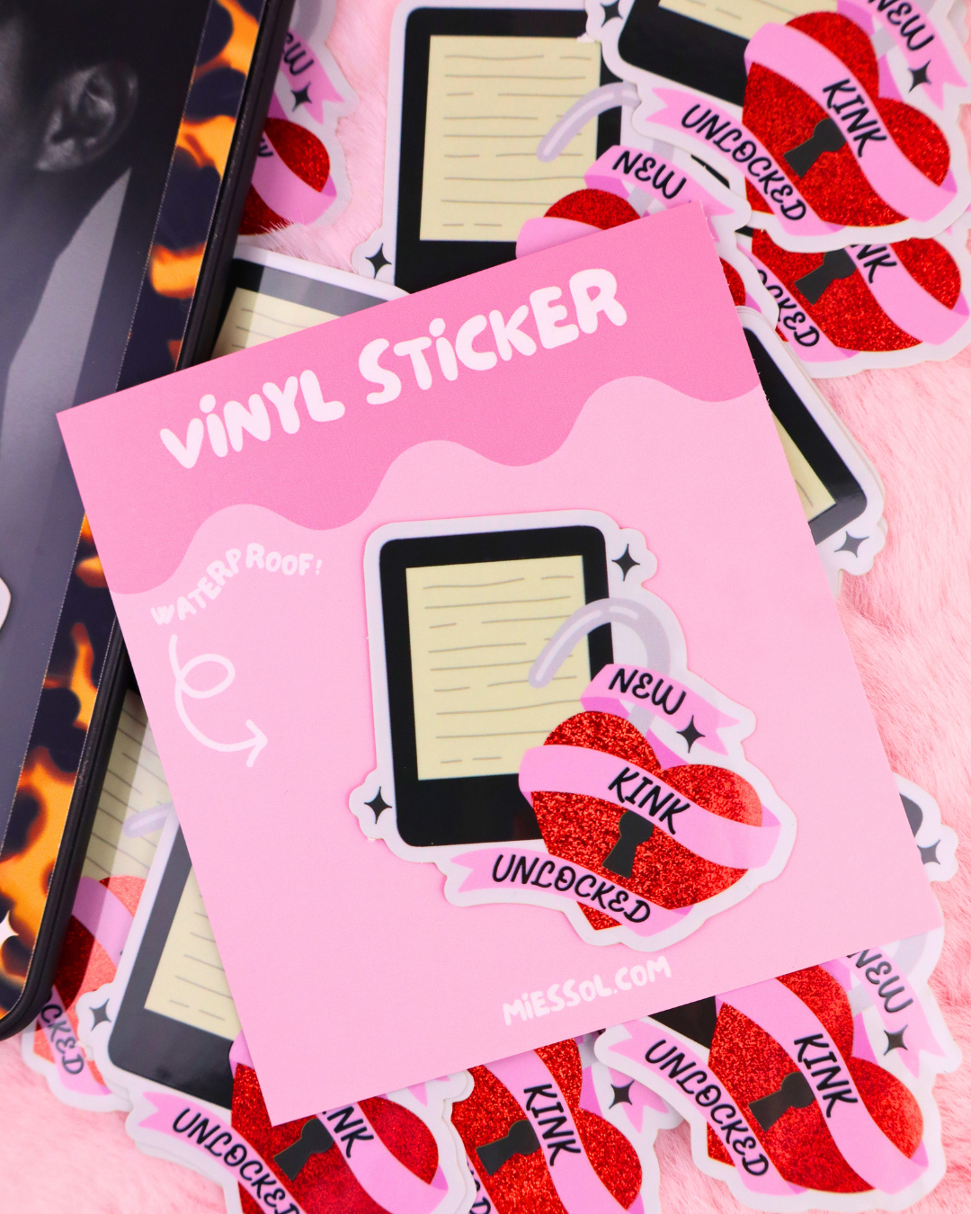 New Kink Unlocked Vinyl Bookish Waterproof Sticker