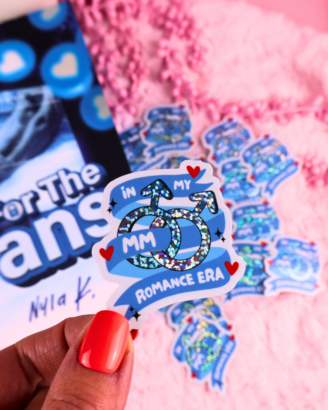 In My MM Romance Era Vinyl Bookish Waterproof Sticker