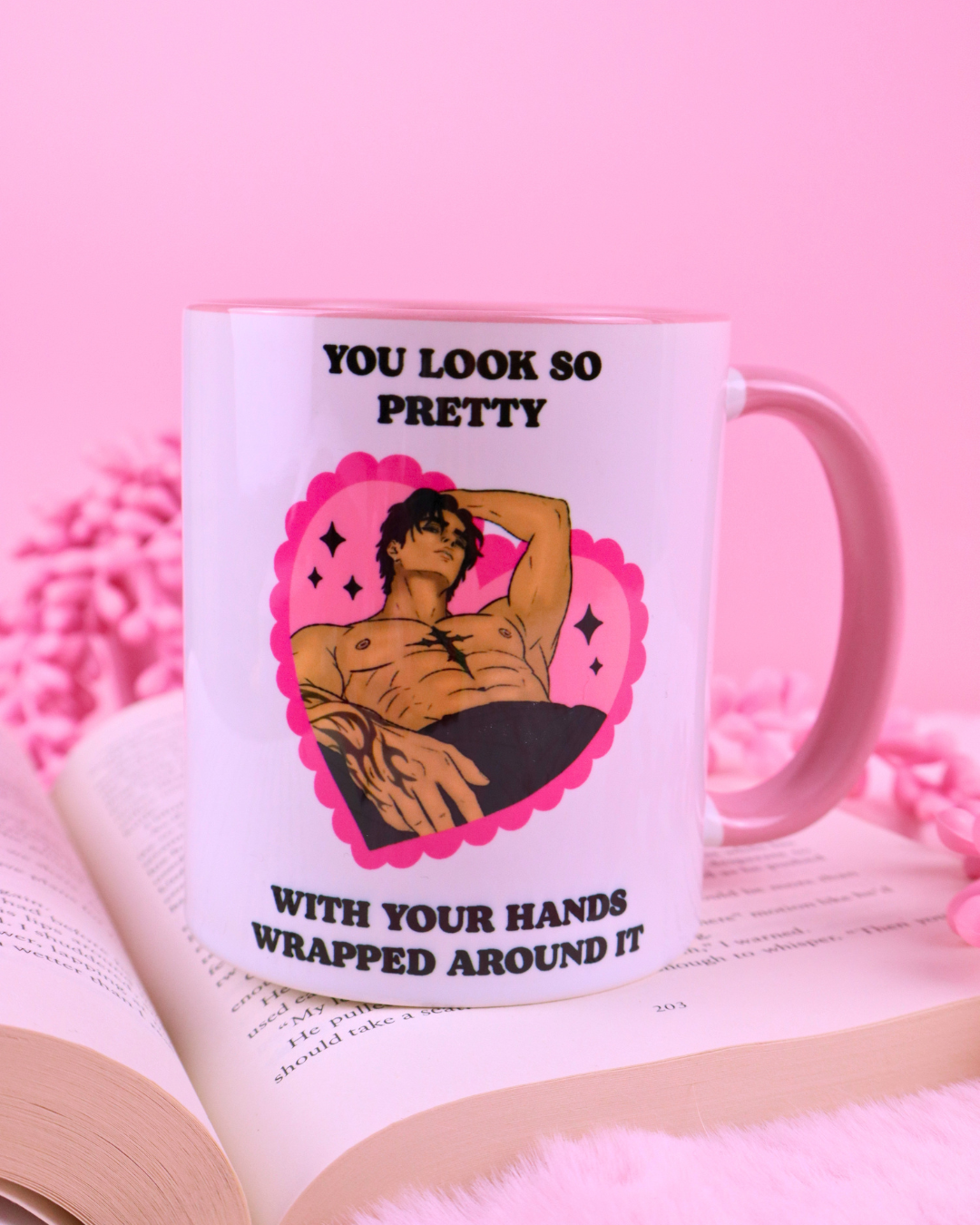 booktok mug, bookish mug with dark romance mmc for spicy book readers