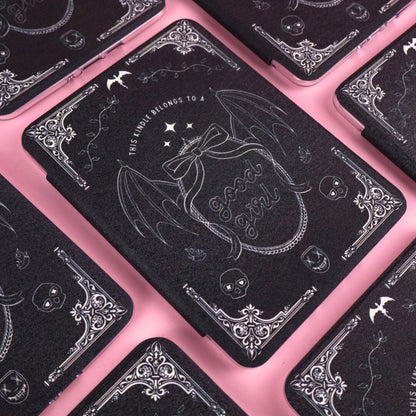 good girl kindle case, this belongs to a good girl, kobo case, clear case, dark romance ereader case for booklovers romance readers bookish gift, booktok