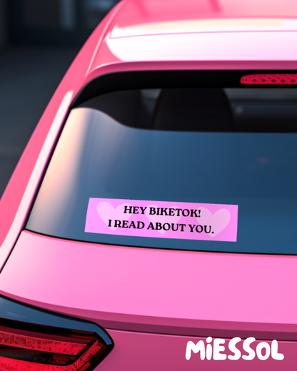 funny bookish bumper sticker, book lover car sticker, biketok sticker, biker romance sticker, dark romance, masked men, booktok vs biketok, romance readers