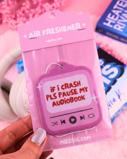 Bookish air freshener, car, smut, romance, booktok, spicy book lover, readers romance, bookstagram, funny bookish gift unique gift for book lovers and readers