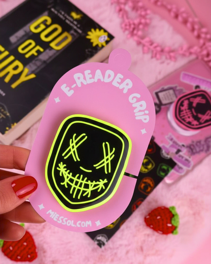 ereader grip dark romance, glow in the dark, masked men, bookish gift, smut books, booktok, bookstagram, spicy reads, fictional men, Nikolai sokolov