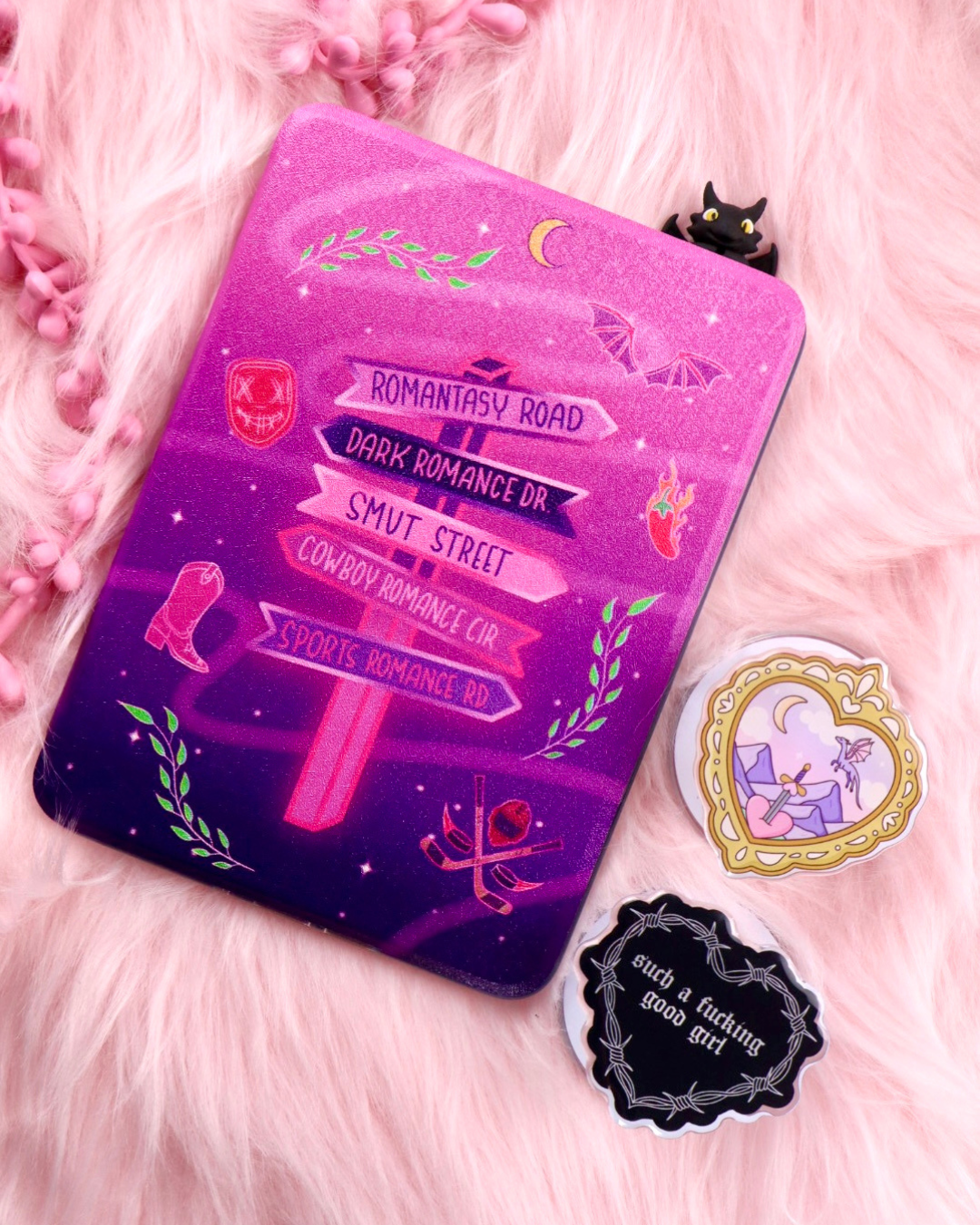 Magnetic Kindle Case Trope Streets with Detachable Cover
