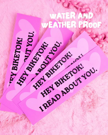 funny bookish bumper sticker, book lover car sticker, biketok sticker, biker romance sticker, dark romance, masked men, booktok vs biketok, romance readers