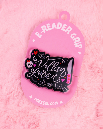 kindle and kobo grip, kindle accessories, villain lovers, enemies to lovers, booktok, dark romance, romantasy, e-reader accessories, kindle charm, bookish gift, ereader must haves