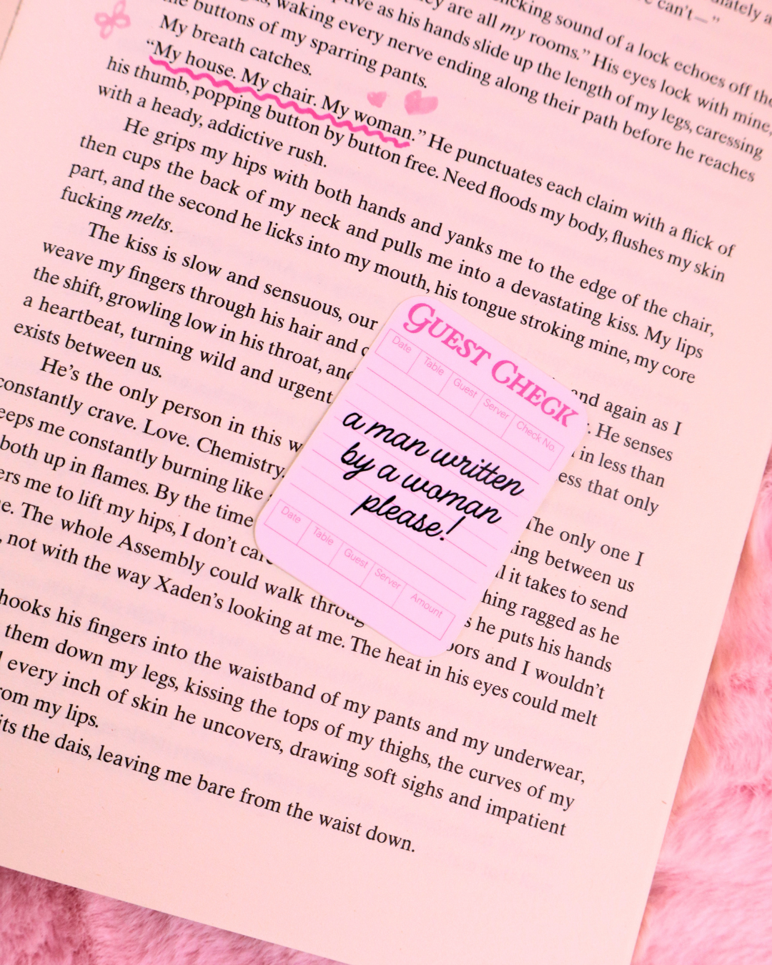 men written by women sticker, kindle sticker, booktok, romance readers, fictional men, book lover, dark romance, romantasy