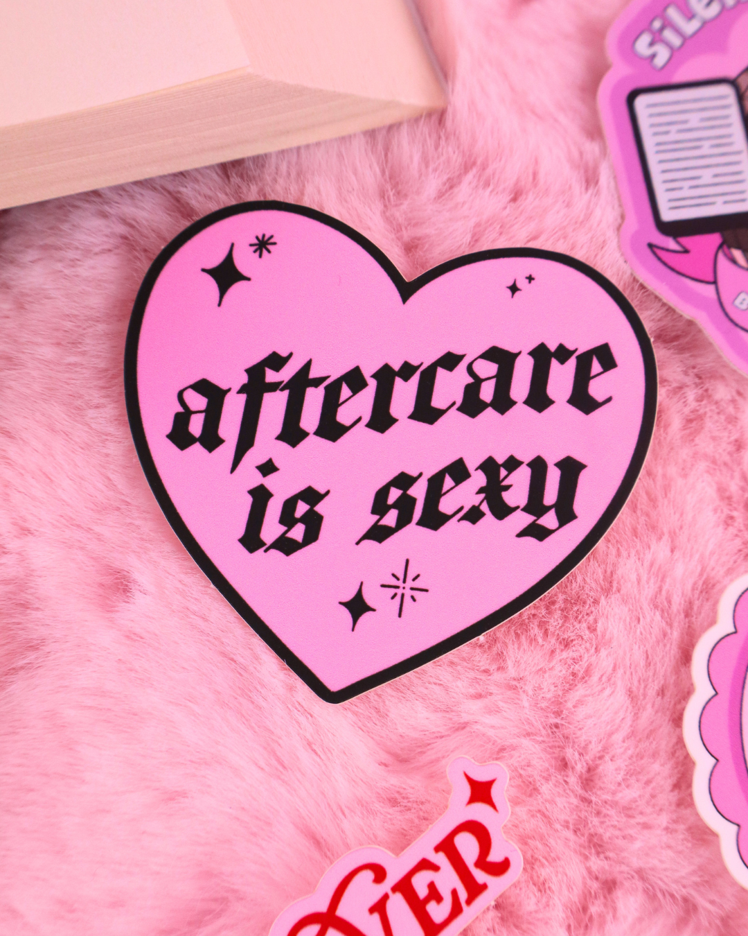 booktok sticker, bdsm sticker, aftercare, dark romance, romance readers, book lover gift, bookish sticker, spicy book lover, smut reader, smutty gift, consent is sexy