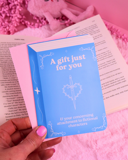 fictional characters book bestie gift, spicy books greeting card, booktok, spicy romance, smut reader birthday card, bookish greeting card, book boyfriend, smutty books