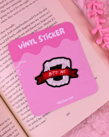 vampire romance sticker for dark spicy romance readers