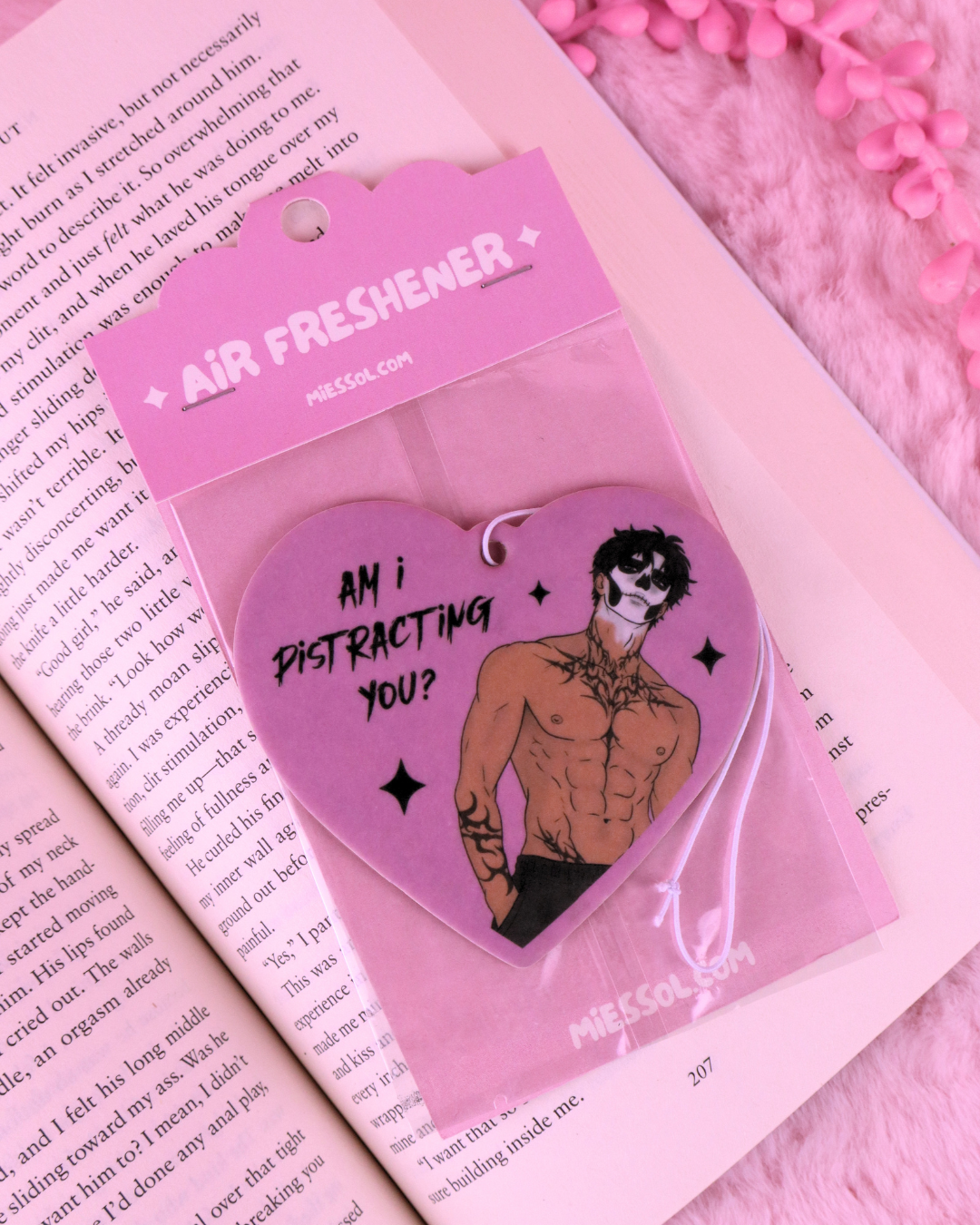 dark romance air freshener masked men