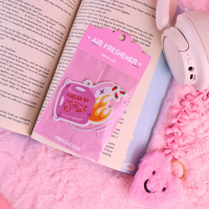 Bookish air freshener, car, smut, romance, booktok, spicy book lover, readers romance, bookstagram, funny bookish gift unique gift for book lovers and readers