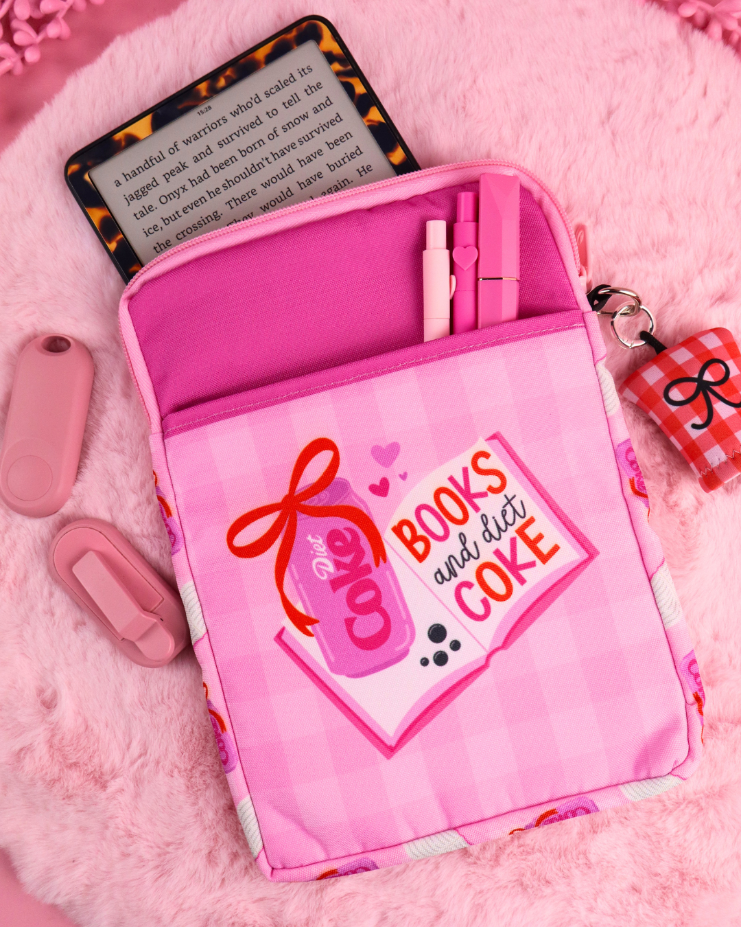 kindle sleeve, booktok gift, bookish gift for readers, dark romance merch, romantasy gift, booktok, bookstagram, kindle pouch, kindle sleeve, kobo sleeve, kobo case, 