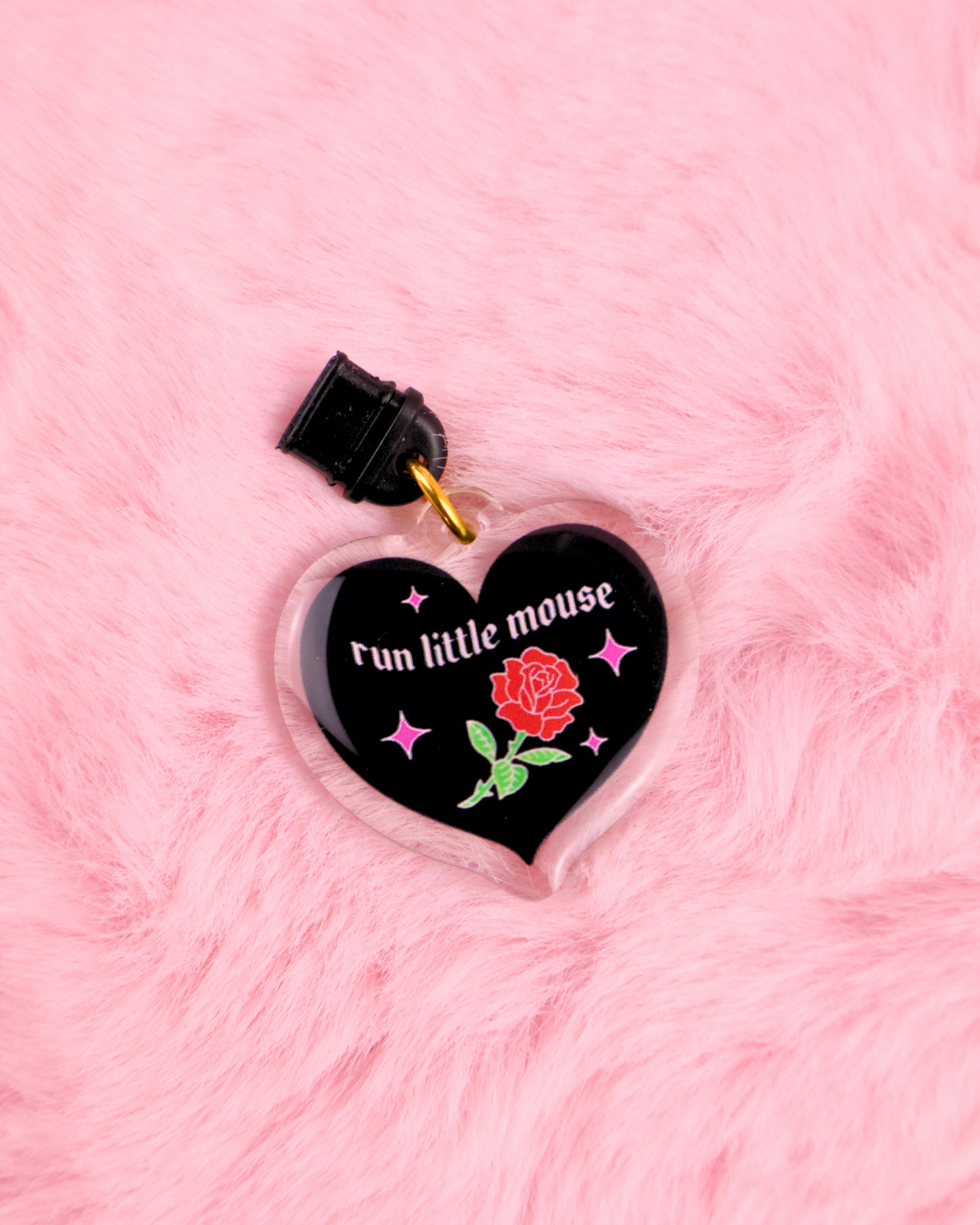 dark romance gift run little mouse charm, booktok, hunting Adeline, bookish gift book bestie, kindle charm