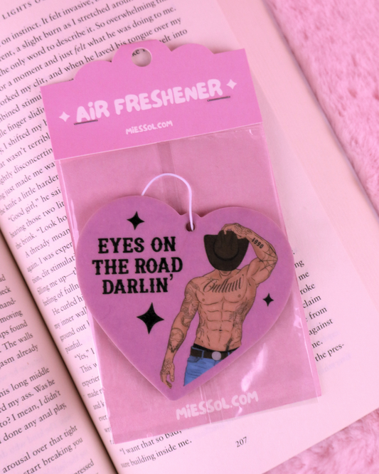 cowboy romance car air freshener, fictional men