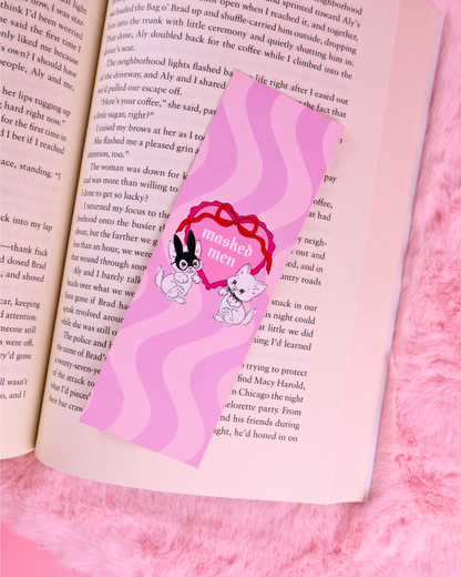 dark romance reader bookmark, masked men, ghost face mask, booktok, booktok gift, gift for book lover, dark romance books, the ritual, navessa allen, lights out, josh, bookish gifts