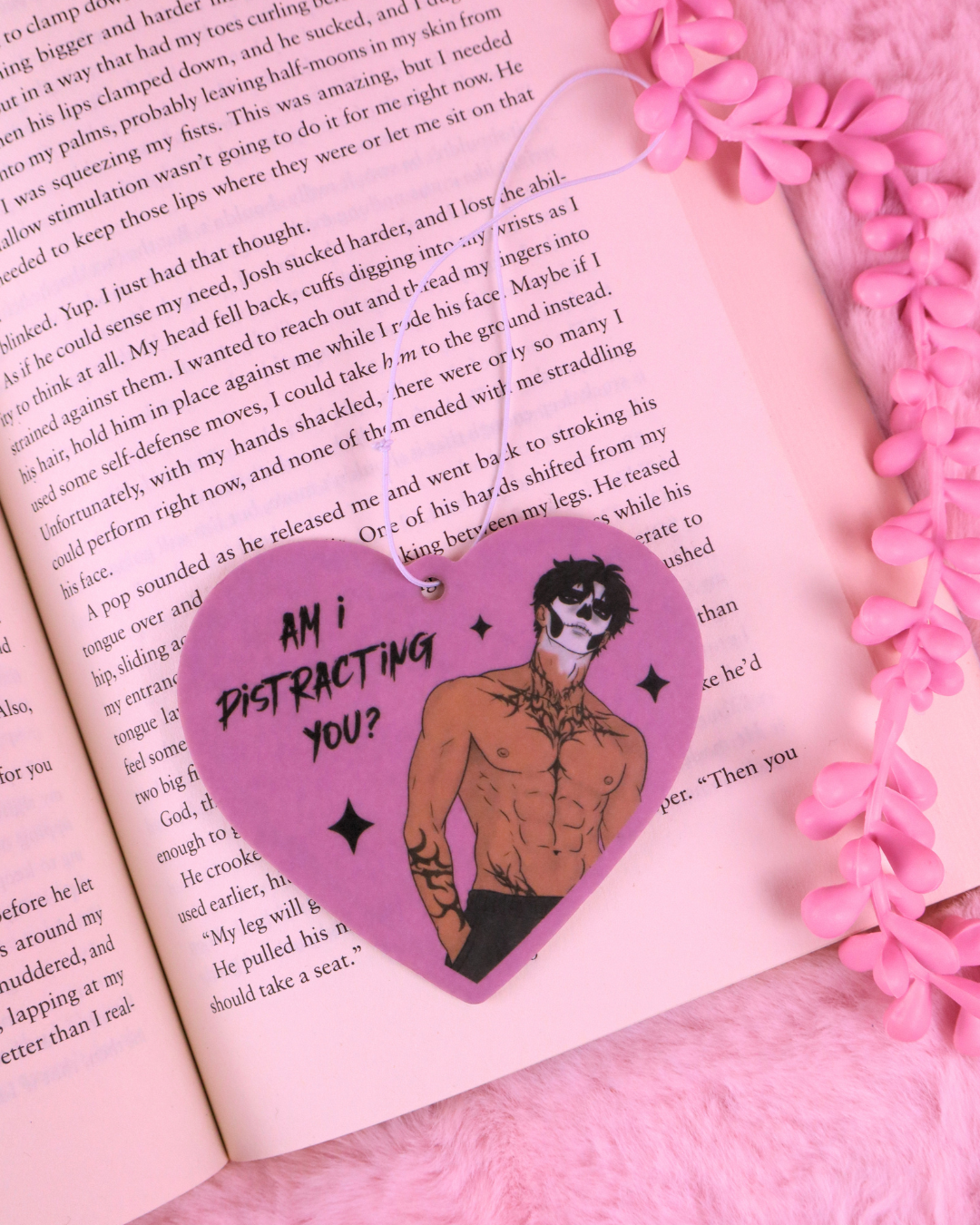 dark romance air freshener masked men
