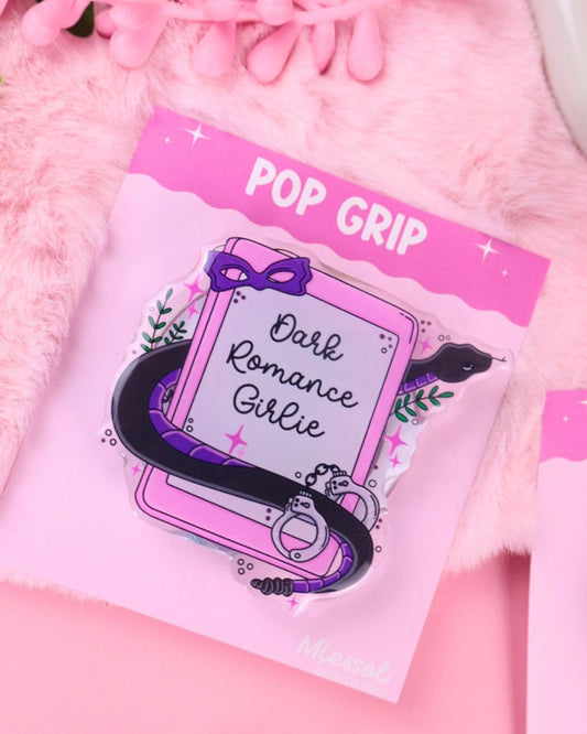 dark romance girlie magnetic kindle grip magsafe booktok pop socket booklovers