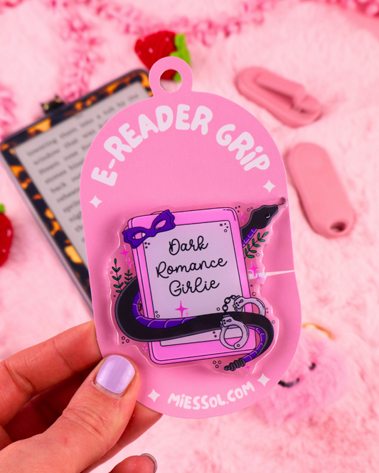 dark romance girlie magnetic kindle grip magsafe booktok pop socket booklovers, booktok gift, book lovers, romance readers, kindle must haves, kindle accessories, kindle decorating