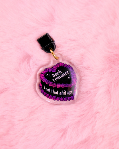 dark romance gift run little mouse charm, booktok, smut reader gift,  bookish gift book bestie, kindle charm, spicy books, dark romance