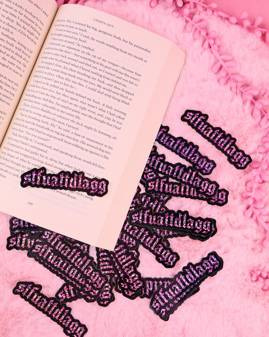 STFUATTDLAGG STICKER WATERPROOF, KINDLE STICKER, KOBO STICKER, KINDLE DECOR, EREADER ACCESSORIES, KOBO DECORATION, VINYL BOOKISH STICKER, DARK ROMANCE, SPICY BOOKS, BOOKTOK