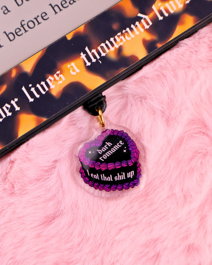 dark romance gift run little mouse charm, booktok, smut reader gift,  bookish gift book bestie, kindle charm, spicy books, dark romance