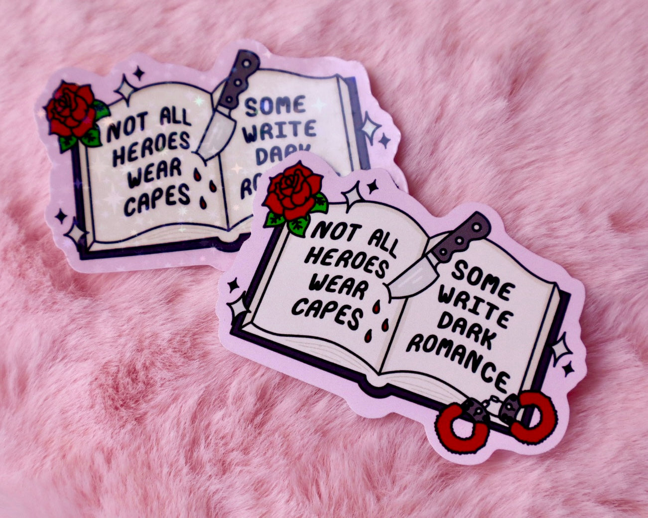 dark romance sticker for clear case kobo kindle Shantel tassier Rina kent