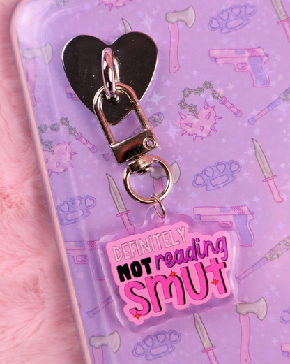 dark romance gift run little mouse charm, booktok, smut reader gift,  bookish gift book bestie, kindle charm, spicy books, dark romance, fae smut, faerie smut, shadow daddy, 