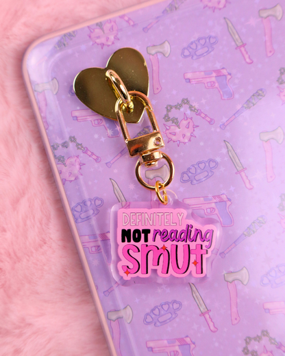 dark romance gift run little mouse charm, booktok, smut reader gift,  bookish gift book bestie, kindle charm, spicy books, dark romance, fae smut, faerie smut, shadow daddy, 