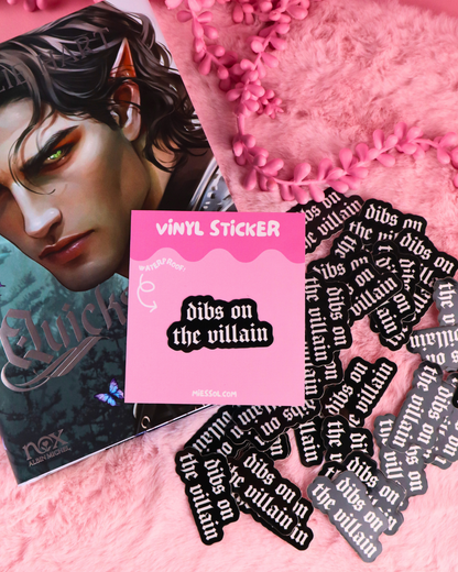 fictional men, villain lover books sticker waterproof vinyl, kindle sticker, hockey romance sticker, ice hockey sticker, heated rivalry, masked men, dark romance, lights out, xaden, josh, legacy of gods, Rina kent, kindle decorating, kindle accessories, gay romance books, queer books, kobo sticker, book lover, stickers for romance readers, booktok, dibs on the villain