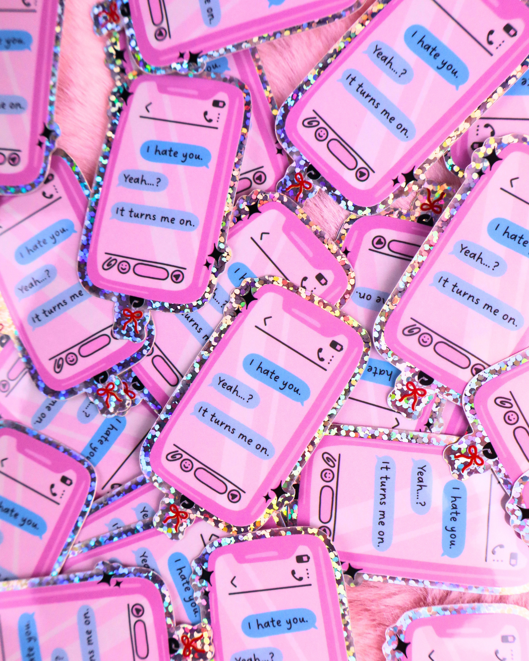 enemies to lovers, booktok sticker, funny dark romance sticker, spicy book reader, smut lover, gift for readers, funny bookish sticker, kindle sticker, kobo sticker, waterproof vinyl bookish sticker, romance readers, enemies to lovers