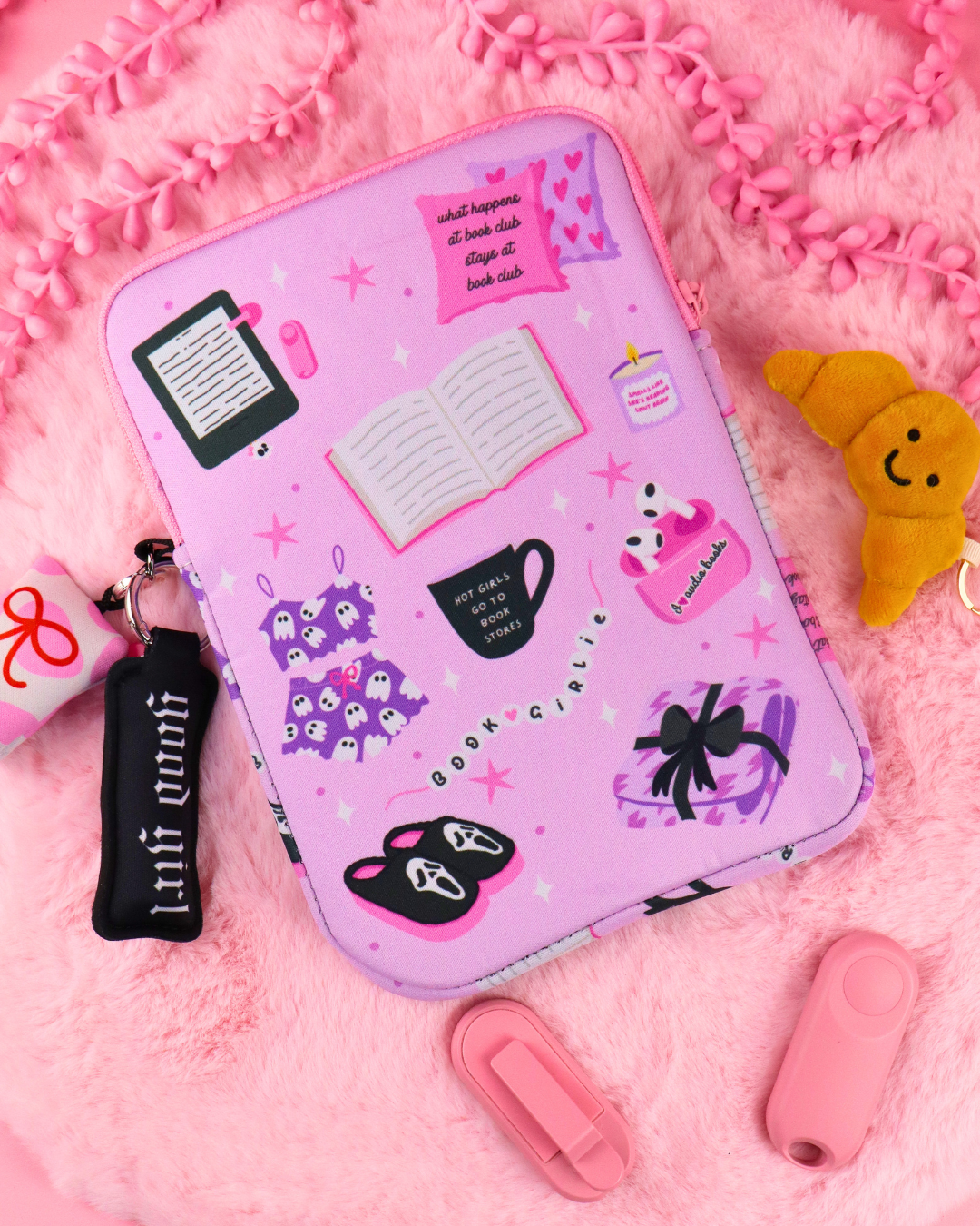 kindle sleeve, booktok gift, bookish gift for readers, dark romance merch, romantasy gift, booktok, bookstagram, kindle pouch, kindle sleeve, kobo sleeve, kobo case, cute bookish gift