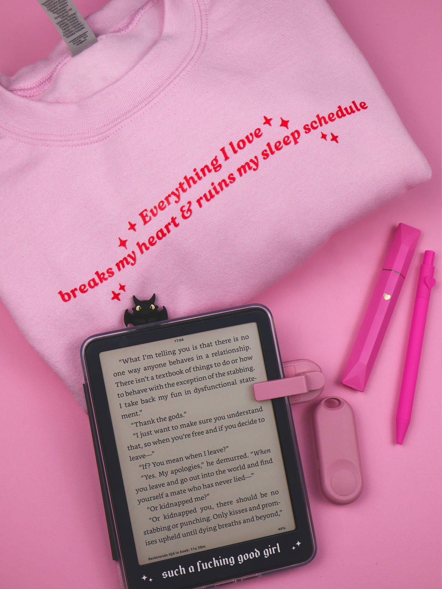 bookish sweater, crewneck, sweatshirt, heartbreak, romance reader, romantasy, dark romance themed sweater, bookish gift, apparel, booktok, book lover sweatshirt