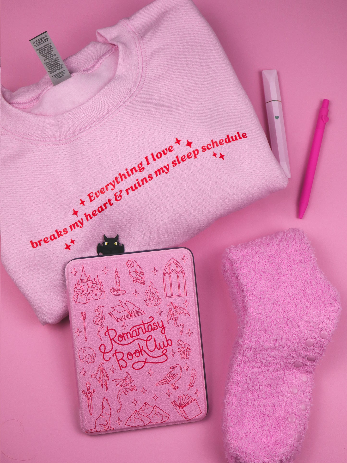 bookish sweater, crewneck, sweatshirt, heartbreak, romance reader, romantasy, dark romance themed sweater, bookish gift, apparel, booktok, book lover sweatshirt