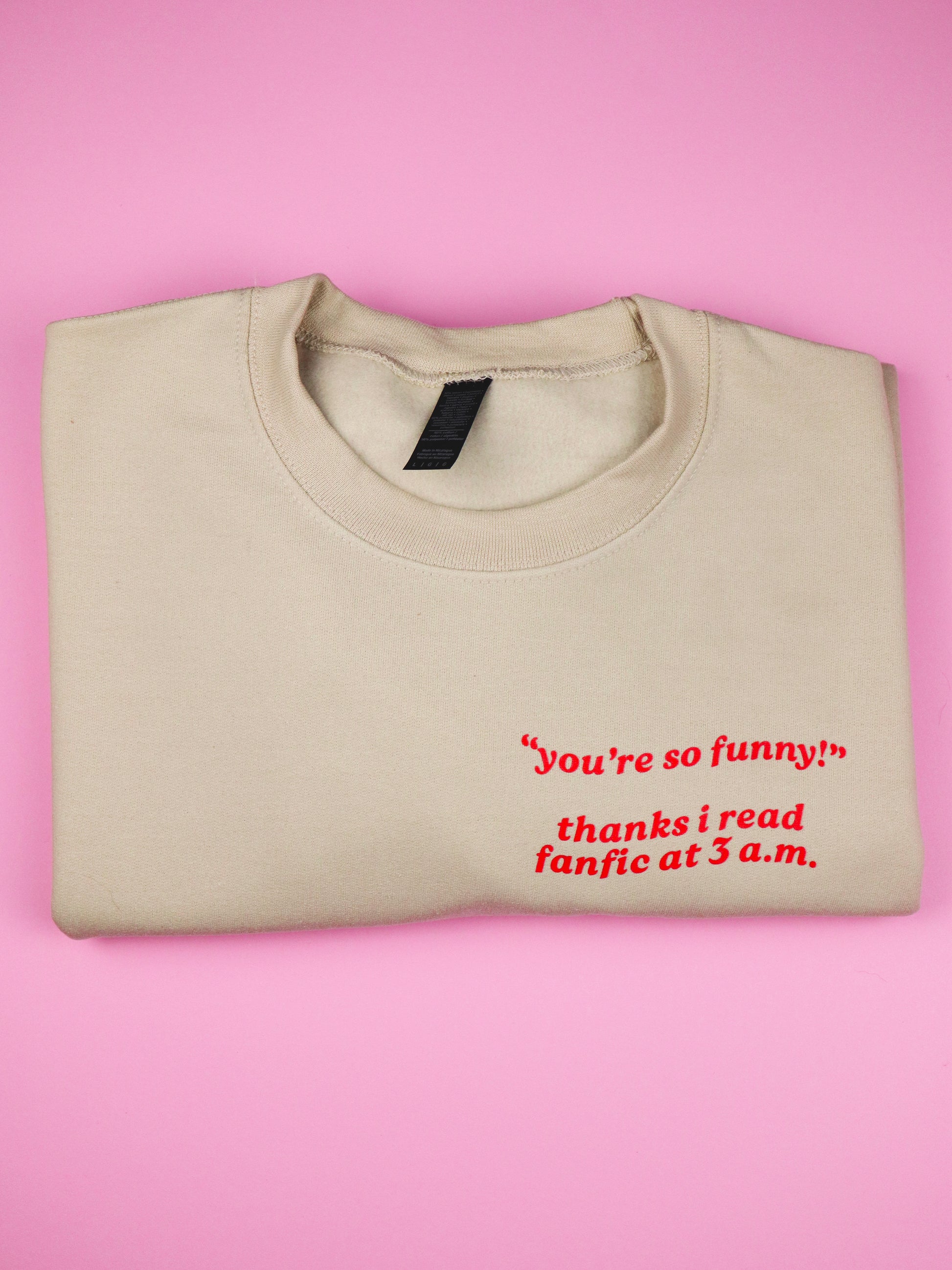 fanfic reader, ao3 reader sweatshirt, late night reader, booktok, bookish merch, funny book lover crewneck, romance reader, romantasy, dark romance, 