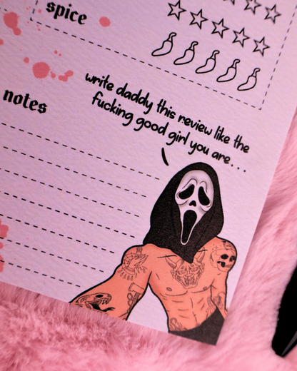 dark romance book review notepad, sticky notes, gift for readers, good girl, booktok, romance books, dark romance books