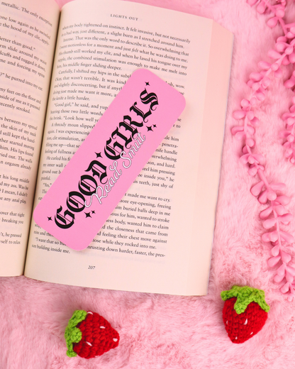 spicy books bookmark, smut reader, good girls read smut, booktok bookmark, bookish gift, cute bookmark, dark romance, romantasy, acotar, masked men