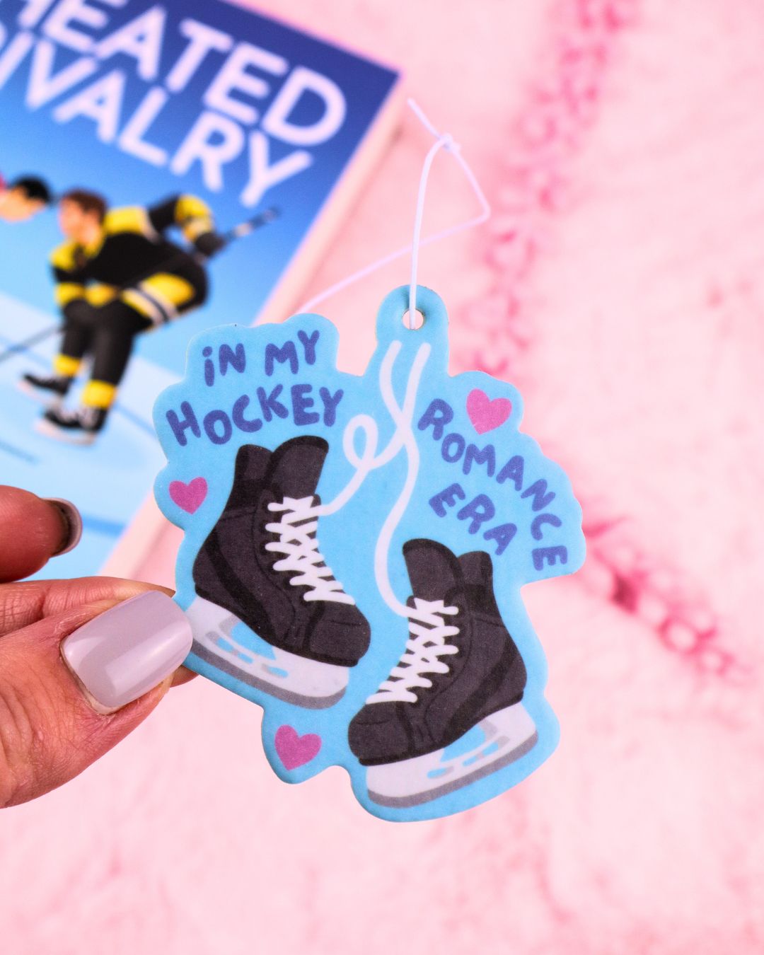 Bookish air freshener, car, hockey romance, booktok, spicy book lover, readers romance, bookstagram, funny bookish gift unique gift for book lovers and readers