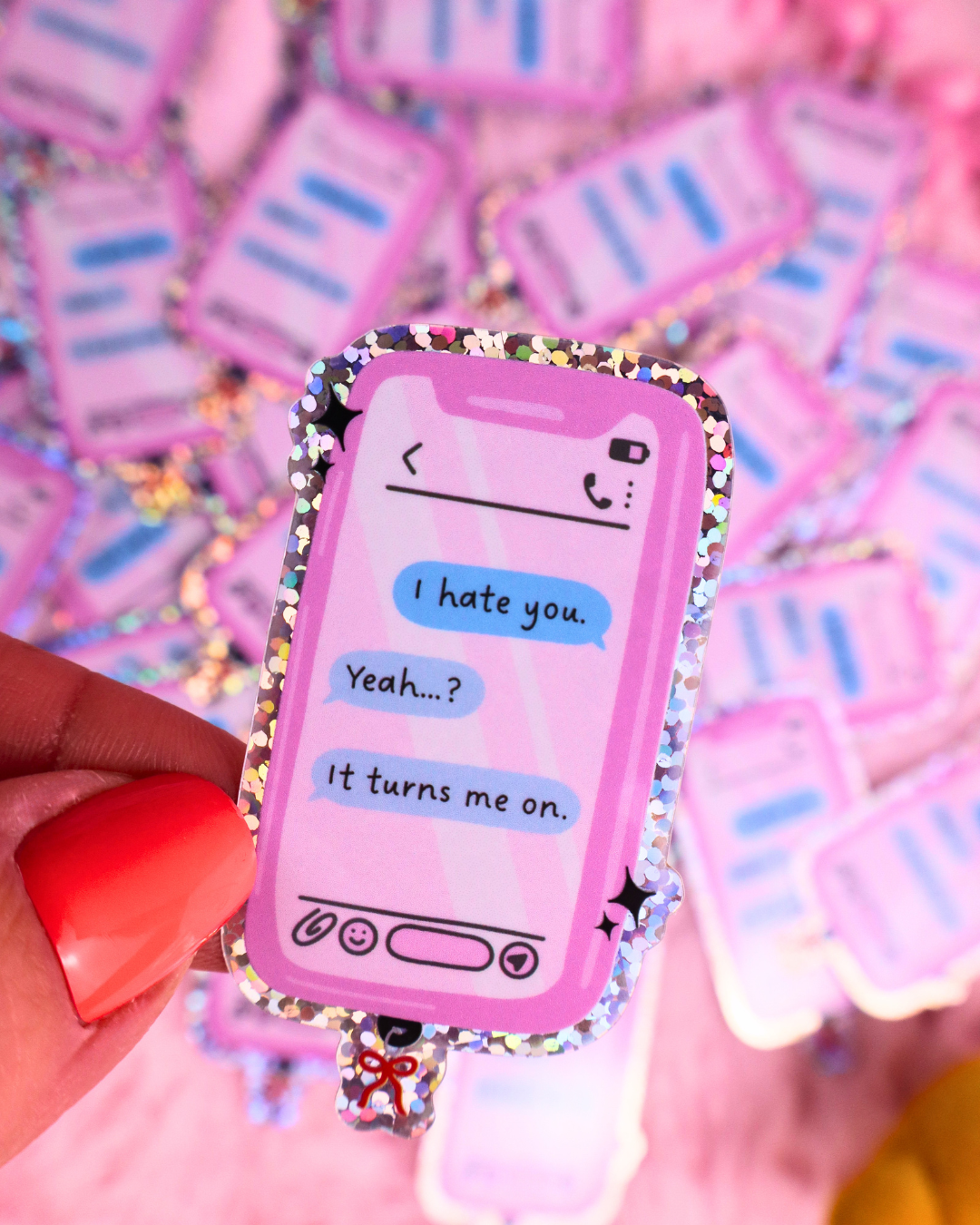 enemies to lovers, booktok sticker, funny dark romance sticker, spicy book reader, smut lover, gift for readers, funny bookish sticker, kindle sticker, kobo sticker, waterproof vinyl bookish sticker, romance readers, enemies to lovers