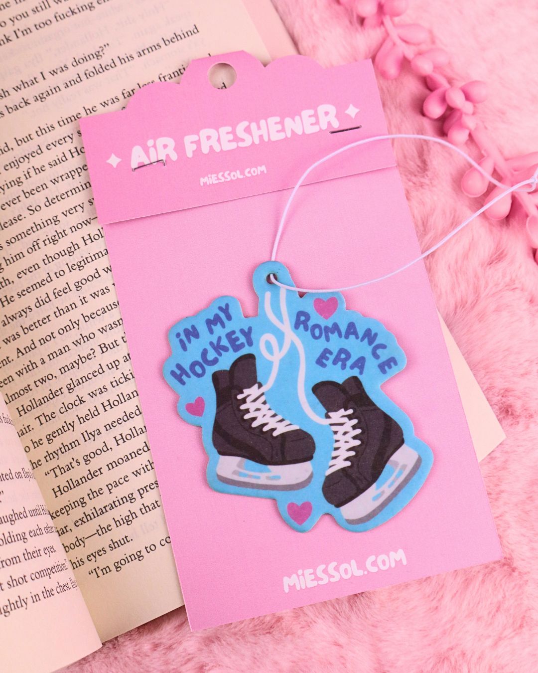 Bookish air freshener, car, hockey romance, booktok, spicy book lover, readers romance, bookstagram, funny bookish gift unique gift for book lovers and readers