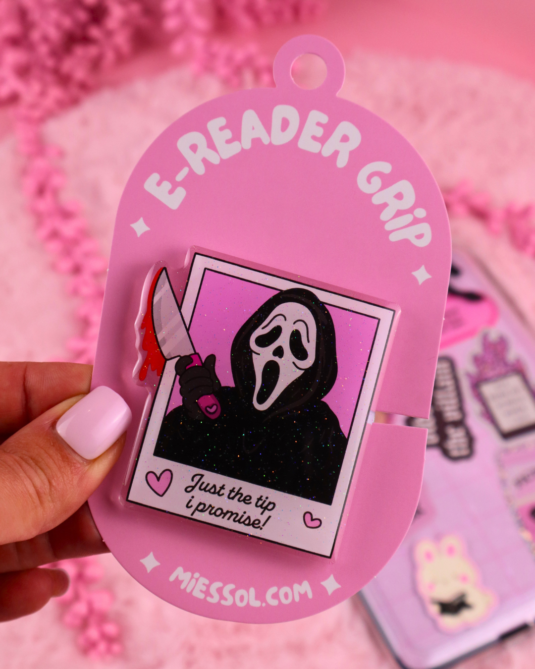 masked men kindle grip, bookish gift, cute phone grip, bookish merch, book lover gift, kindle and kobo grip, kindle accessories, villain lovers, enemies to lovers, booktok, dark romance, romantasy, e-reader accessories, kindle charm, bookish gift, ereader must haves