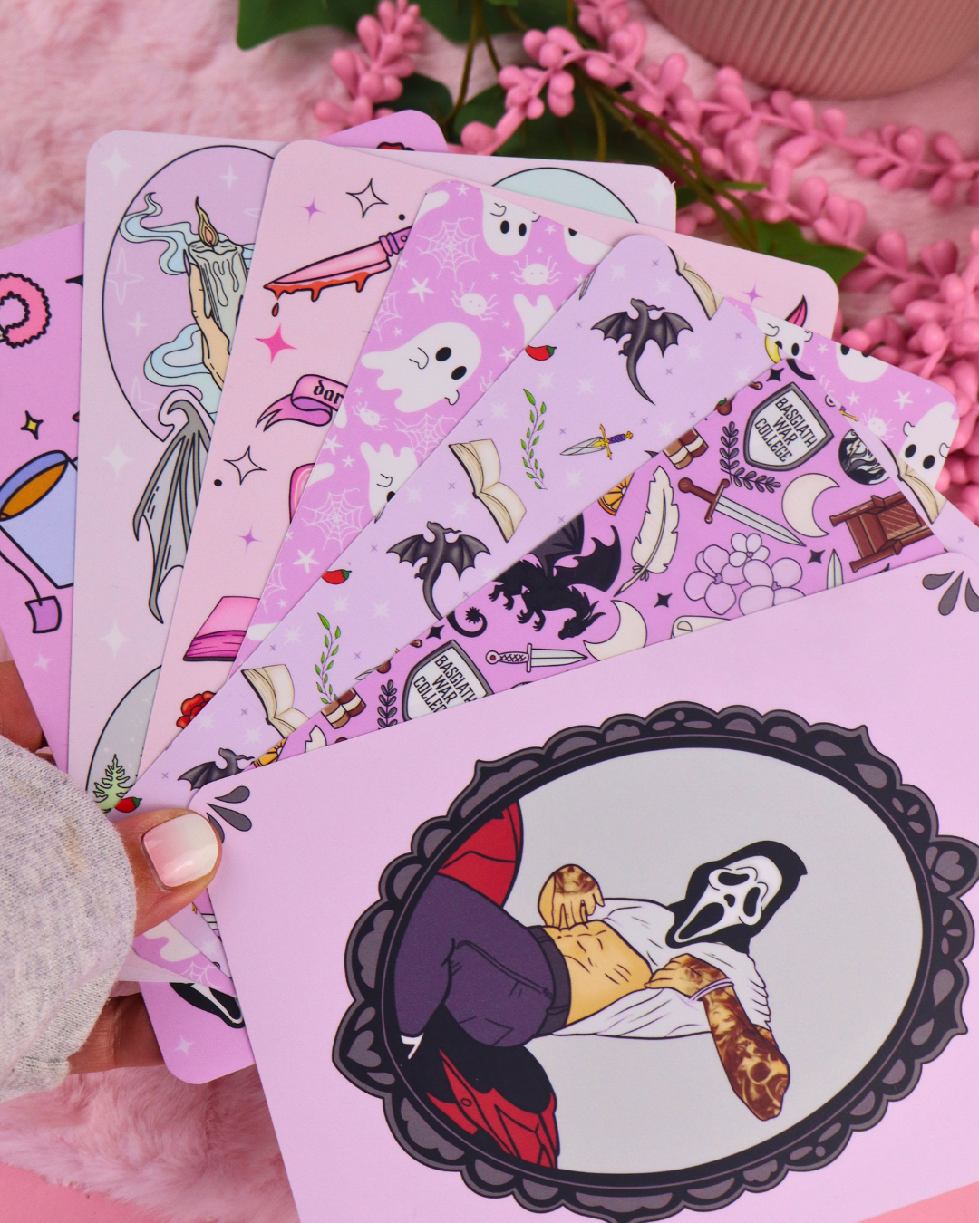 romantasy and dark romance themed kindle and kobo inserts