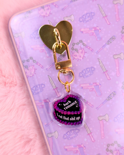 dark romance gift run little mouse charm, booktok, smut reader gift,  bookish gift book bestie, kindle charm, spicy books, dark romance, fae smut, faerie smut, shadow daddy