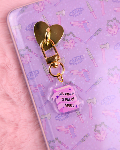 dark romance gift run little mouse charm, booktok, smut reader gift,  bookish gift book bestie, kindle charm, spicy books, dark romance, fae smut, faerie smut, shadow daddy, 