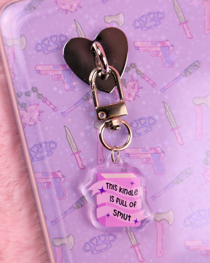 dark romance gift run little mouse charm, booktok, smut reader gift,  bookish gift book bestie, kindle charm, spicy books, dark romance, fae smut, faerie smut, shadow daddy, 