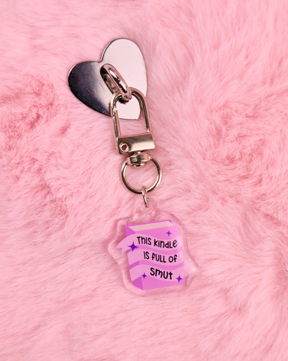 dark romance gift run little mouse charm, booktok, smut reader gift,  bookish gift book bestie, kindle charm, spicy books, dark romance, fae smut, faerie smut, shadow daddy, 