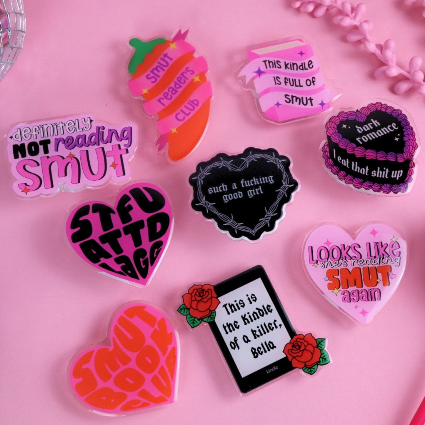 kindle grip magnetic smut or romance themed