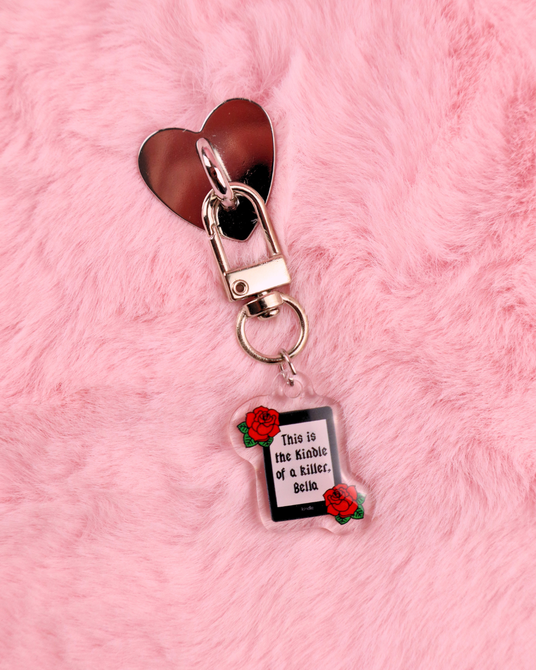 dark romance gift run little mouse charm, booktok, smut reader gift,  bookish gift book bestie, kindle charm, spicy books, dark romance, fae smut, faerie smut, shadow daddy, twilight. kindle of a killer