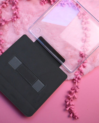 romantasy book club kindle and kobo case, pink and red, cute bookish aesthetics, fourth wing, acotar, Sarah j maas, booktok, bookish gift, ereader gift, e-reader accessories, clear case